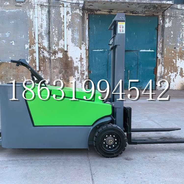 六盘水市小型电动叉车1吨2吨步行站驾式电瓶堆高充电装卸车液压升降车铲车